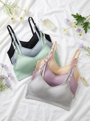Ribbed Seamless Bralette | Wireless Comfort Bra