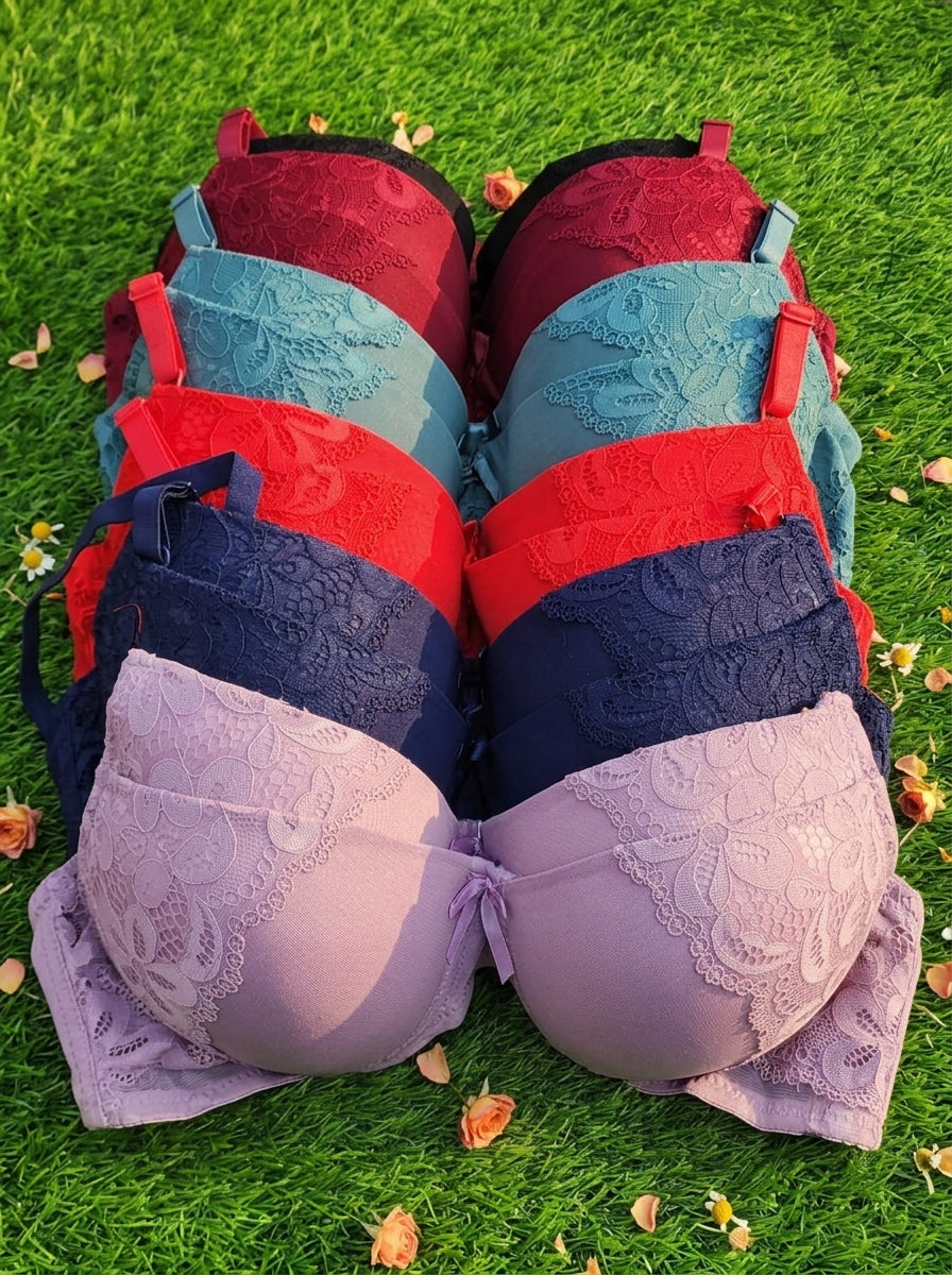 Premium Lace Padded  Bra | Everyday Comfort & Lift