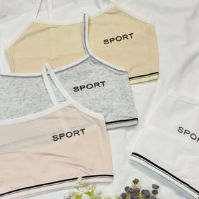 Sport Written Thin Strap Biddie