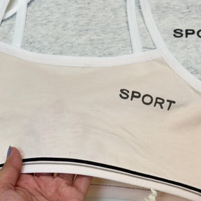 Sport Written Thin Strap Biddie