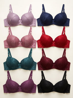 Premium Lace Padded  Bra | Everyday Comfort & Lift