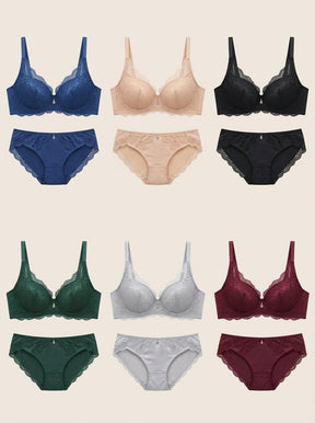 Lace Push-Up Bra & Panty Set | Premium Lingerie Set
