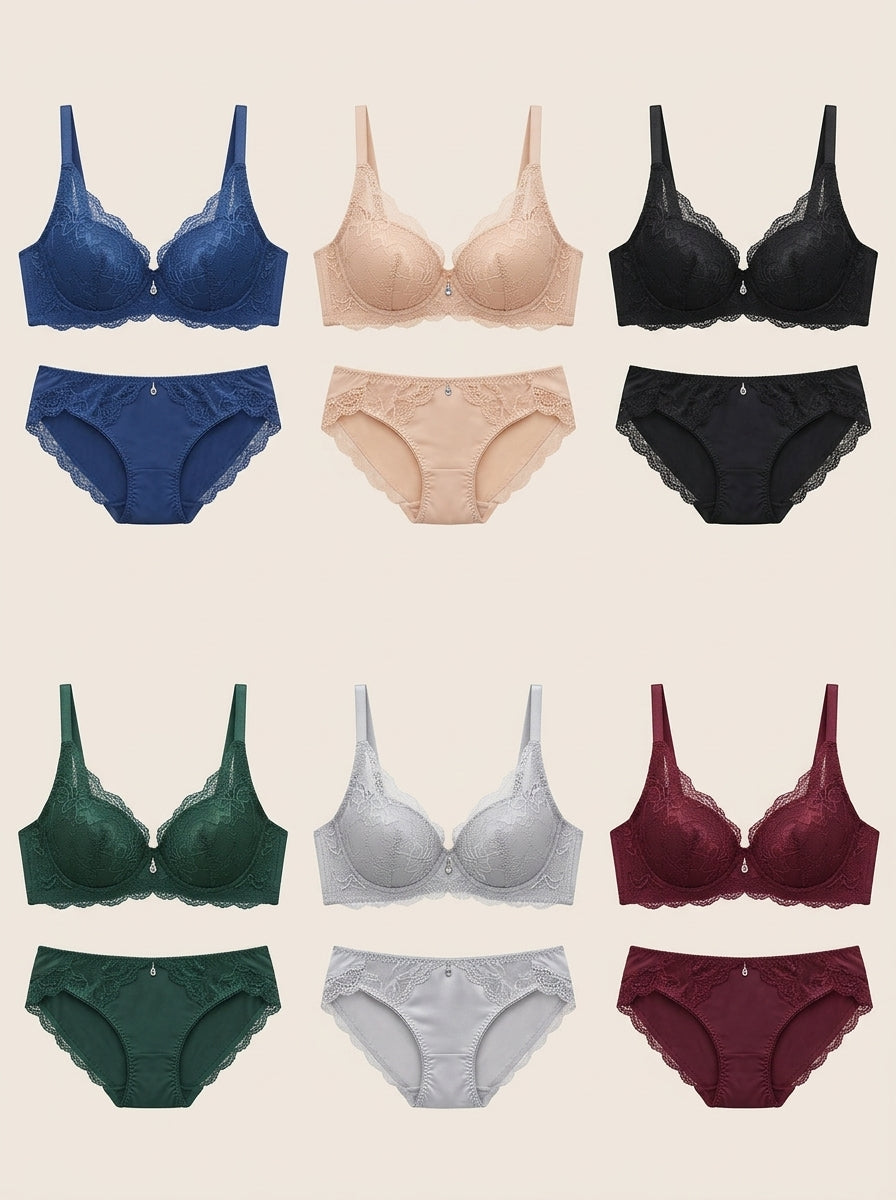 Lace Push-Up Bra & Panty Set | Premium Lingerie Set