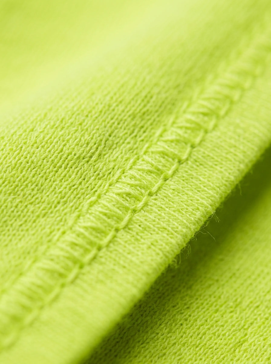 Women’s Lime Green & Maroon Lounge Set | Longline T-Shirt + Full-Length Pants (2 Piece)